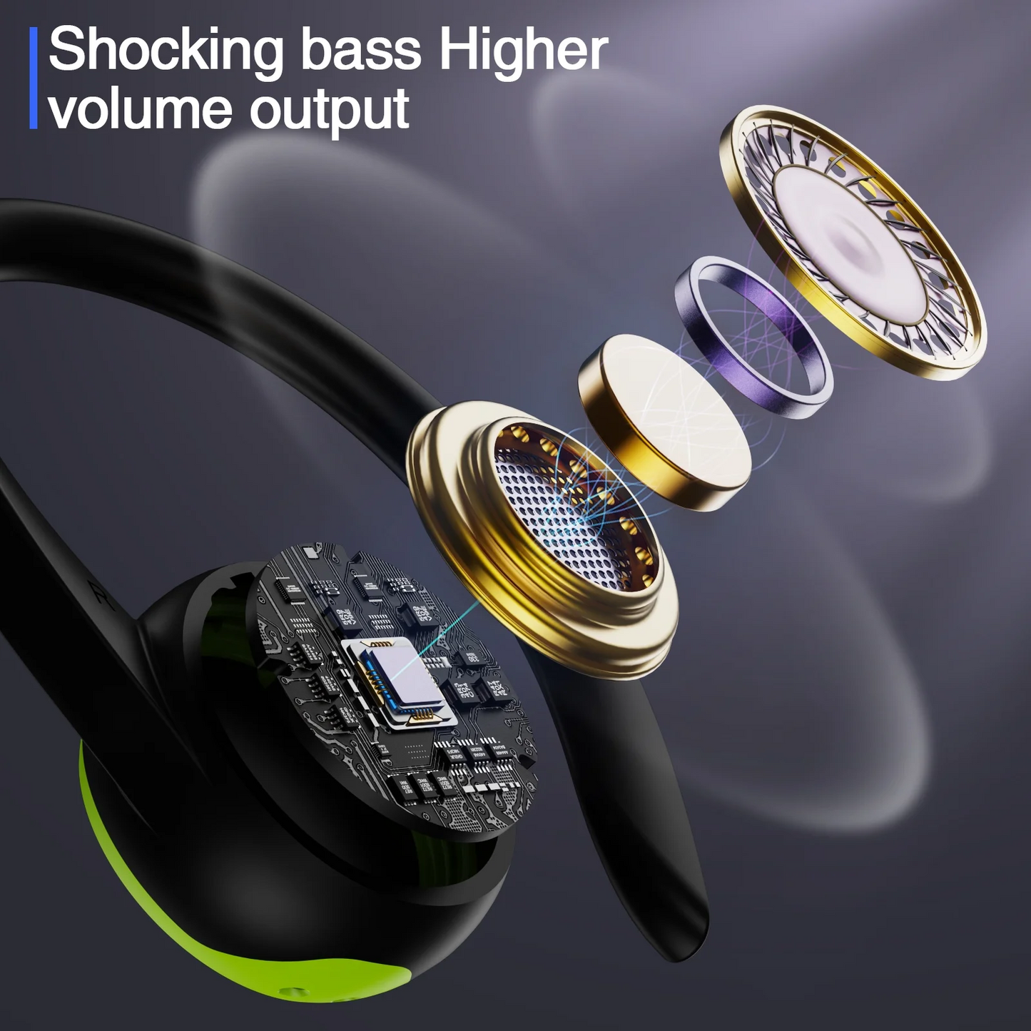 Wireless Earbuds, Bluetooth 5.4 Headphones Deep Bass Stereo, in-Ear Earphones with 4 ENC Mics, 45H Playtime LED Display Mini Charging Case Ear Buds, IP7 Waterproof Wireless Headphones for Android iOS