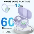 Wireless Earbuds, 2025 Bluetooth Headphones, 50hrs Stereo Deep Bass Ear Buds with Power Display Charging Case, buit in Mic, IPX5 Waterproof Headset for iPhone Andriod Phones