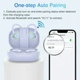 Wireless Earbuds, 2025 Bluetooth Headphones, 50hrs Stereo Deep Bass Ear Buds with Power Display Charging Case, buit in Mic, IPX5 Waterproof Headset for iPhone Andriod Phones