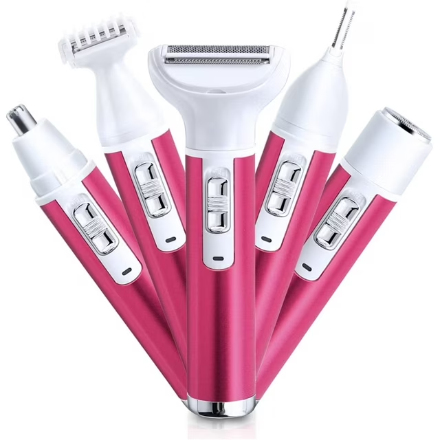 Bikini Trimmer for Women, Electric Razors for Women, Rechargeable Pubic Hair Trimmer Womens Electric Shaver for Legs Body Hair, Bikini Shaver IPX7 Waterproof, Gifts for Women