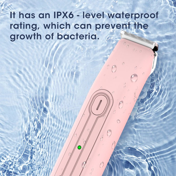 Bikini Trimmer for Women, Dual Head Electric Razors, Pubic Hair Trimmer with IPX7 Waterproof & Easy Cleaning, Rechargeable Painless Silk Glide Pro Shaver for Underarm Leg Arm Body Face