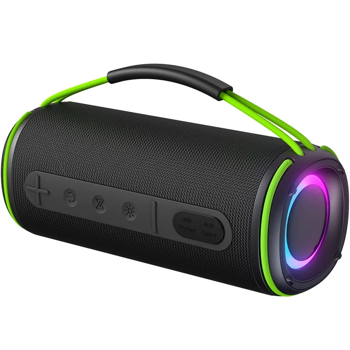 Bluetooth Speaker with HD Sound, Portable Wireless, IPX5 Waterproof, Up to 20H Playtime, TWS Pairing, BT5.3, for Home/Party/Outdoor/Beach, Electronic Gadgets, Birthday
