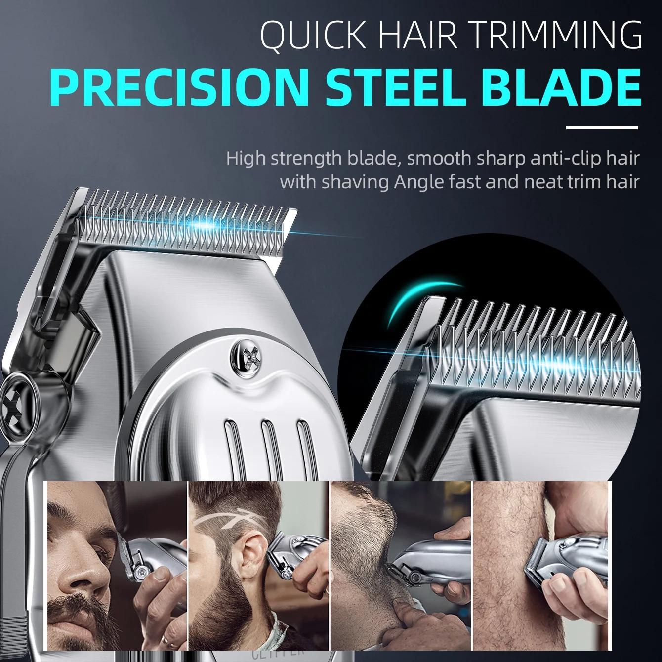 Clippers and Trimmers Set, Cordless Hair Clippers for Men, Barber Clippers Set