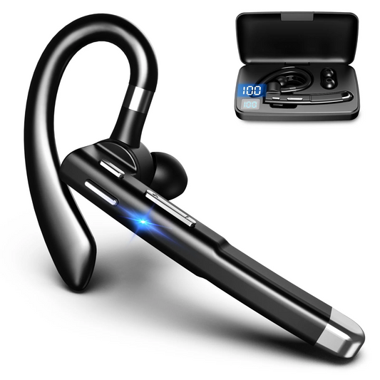 Wireless Earbud Bluetooth Headphones, 40H Playtime Wireless Headphones Deep Bass Stereo with LED Power Display, IP7 Waterproof in Ear Earphones with Microphone Ear bud Cordless for Laptop Android/iOS