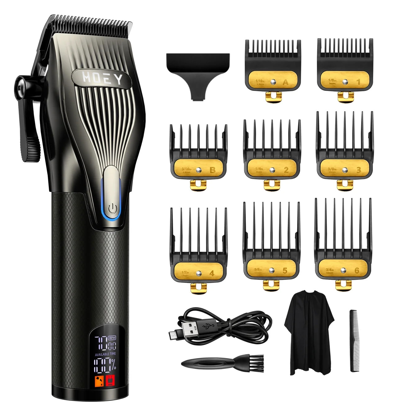 Clippers and Trimmers Set, Hair Clippers for Men Cordless,Mens Clippers and Grooming Set,Bar