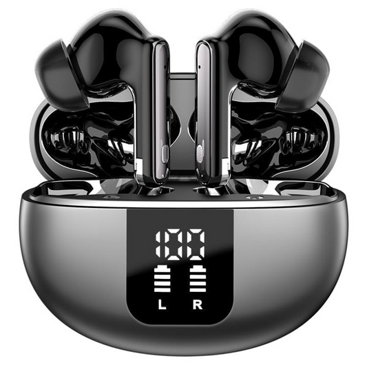 Wireless Earbuds, Bluetooth Ear Buds with Big Bass Stereo Sound, 48 Hours Playtime, Lightweight in-Ear Fit Earphones, IPX7, Hands-Free Calls with AI for iPhone, Android, Pad, Sports, Workout
