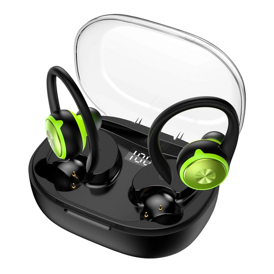 Wireless Earbuds, Bluetooth 5.4 Headphones Deep Bass Stereo, in-Ear Earphones with 4 ENC Mics, 45H Playtime LED Display Mini Charging Case Ear Buds, IP7 Waterproof Wireless Headphones for Android iOS