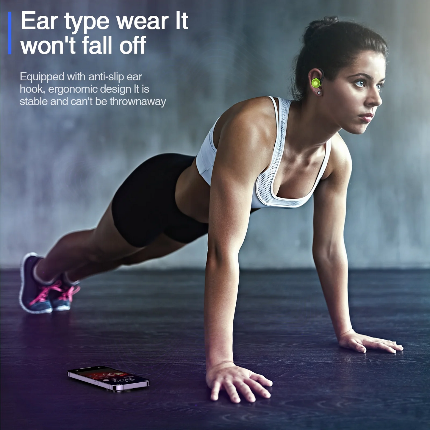 Wireless Earbuds, Bluetooth 5.4 Headphones Deep Bass Stereo, in-Ear Earphones with 4 ENC Mics, 45H Playtime LED Display Mini Charging Case Ear Buds, IP7 Waterproof Wireless Headphones for Android iOS