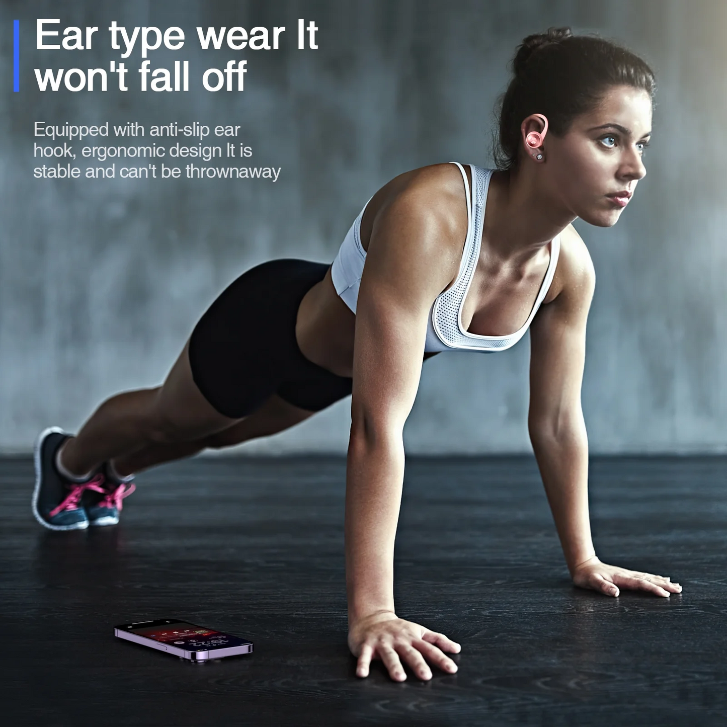 Wireless Earbuds, Bluetooth 5.4 Headphones Deep Bass Stereo, in-Ear Earphones with 4 ENC Mics, 45H Playtime LED Display Mini Charging Case Ear Buds, IP7 Waterproof Wireless Headphones for Android iOS