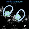 Wireless Earbuds, Bluetooth 5.4 Headphones Deep Bass Stereo, in-Ear Earphones with 4 ENC Mics, 45H Playtime LED Display Mini Charging Case Ear Buds, IP7 Waterproof Wireless Headphones for Android iOS