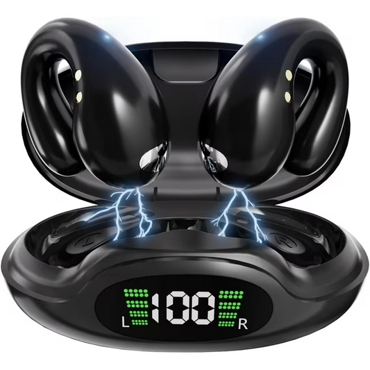 wireless Earbuds, Bluetooth 5.4 Headphones Bass Stereo, Bluetooth Earbuds with Noise Cancelling Mic, IP7 Waterproof in Ear Earphones, 36H LED Display Ear Buds for Laptop Pad Phones Sports
