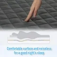 Hoey Queen Size Waterproof Mattress Pad Protector, Breathable Quilted Mattress Cover Noiseless Waterproof Fitted Sheet Mattress Topper Up to 21" Deep Pocket