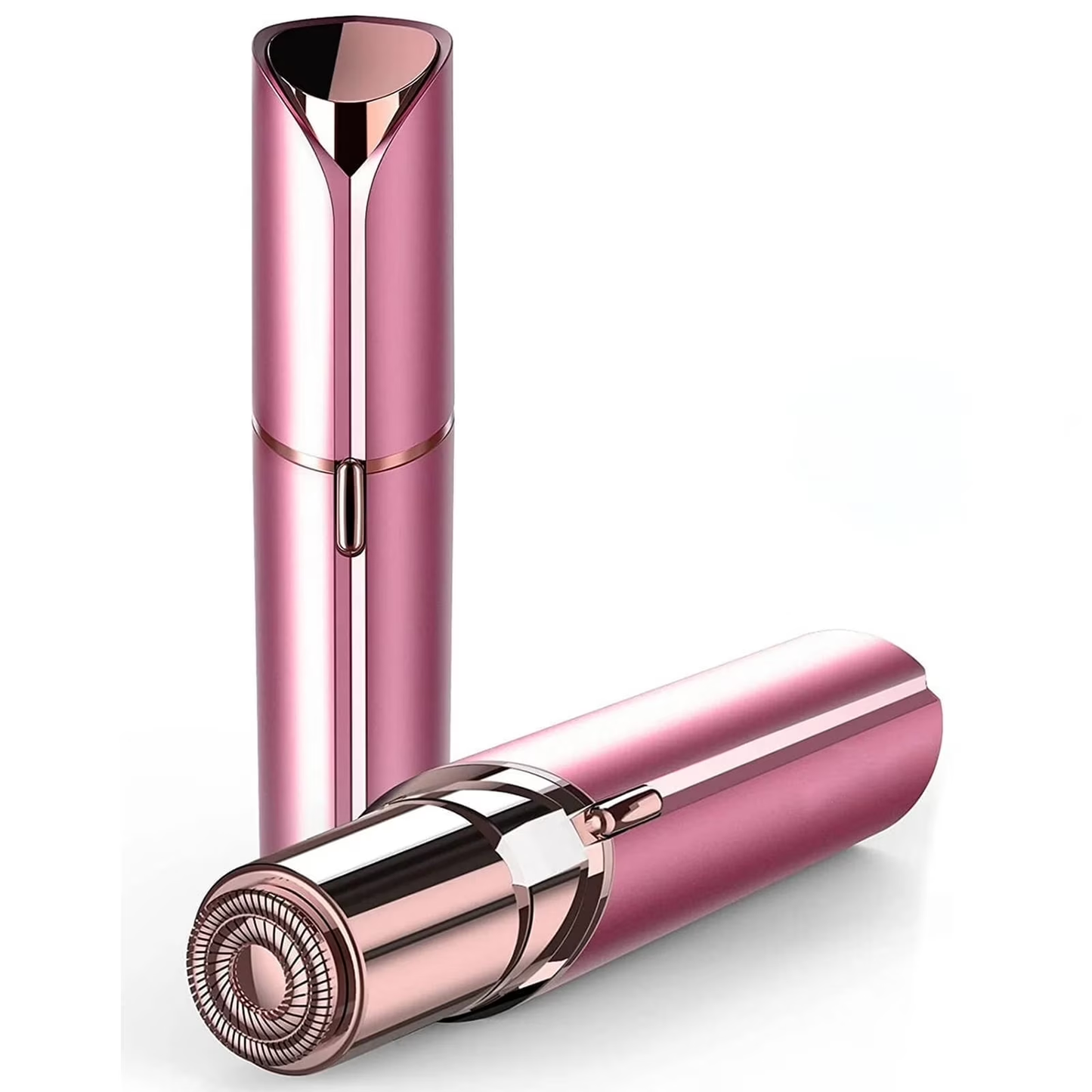 Hoeylife Facial Hair Remover for Women - Painless Face Shaver - Electric Hair Removal Device for Face Lips Peach Fuzz with Light (Rose Red)