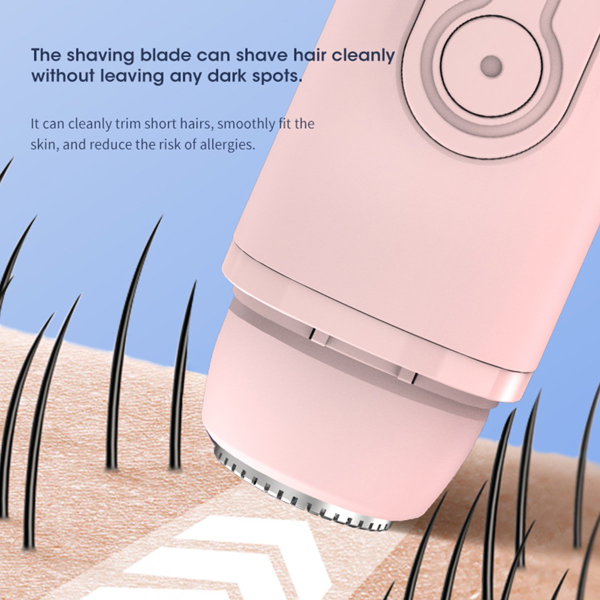 Bikini Trimmer for Women, Dual Head Electric Razors, Pubic Hair Trimmer with IPX7 Waterproof & Easy Cleaning, Rechargeable Painless Silk Glide Pro Shaver for Underarm Leg Arm Body Face