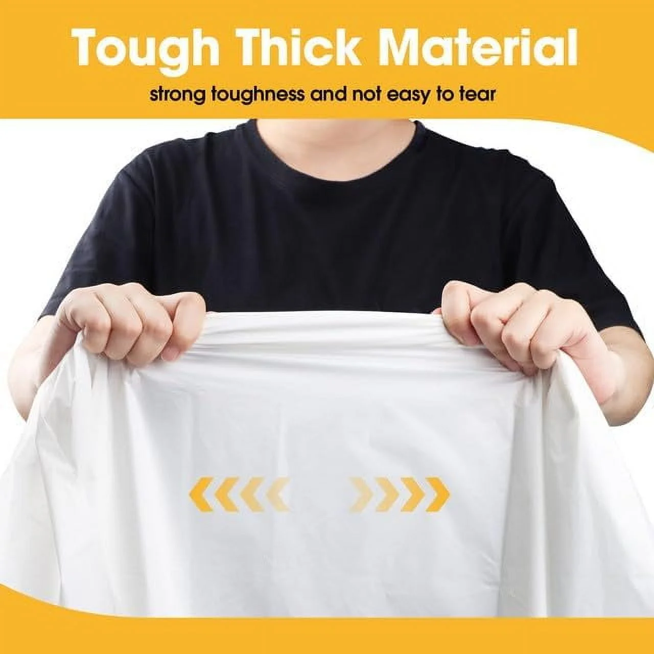 Premium Plastic Tablecloth 54 Inch. x 108 Inch. Rectangle Table Cover-White