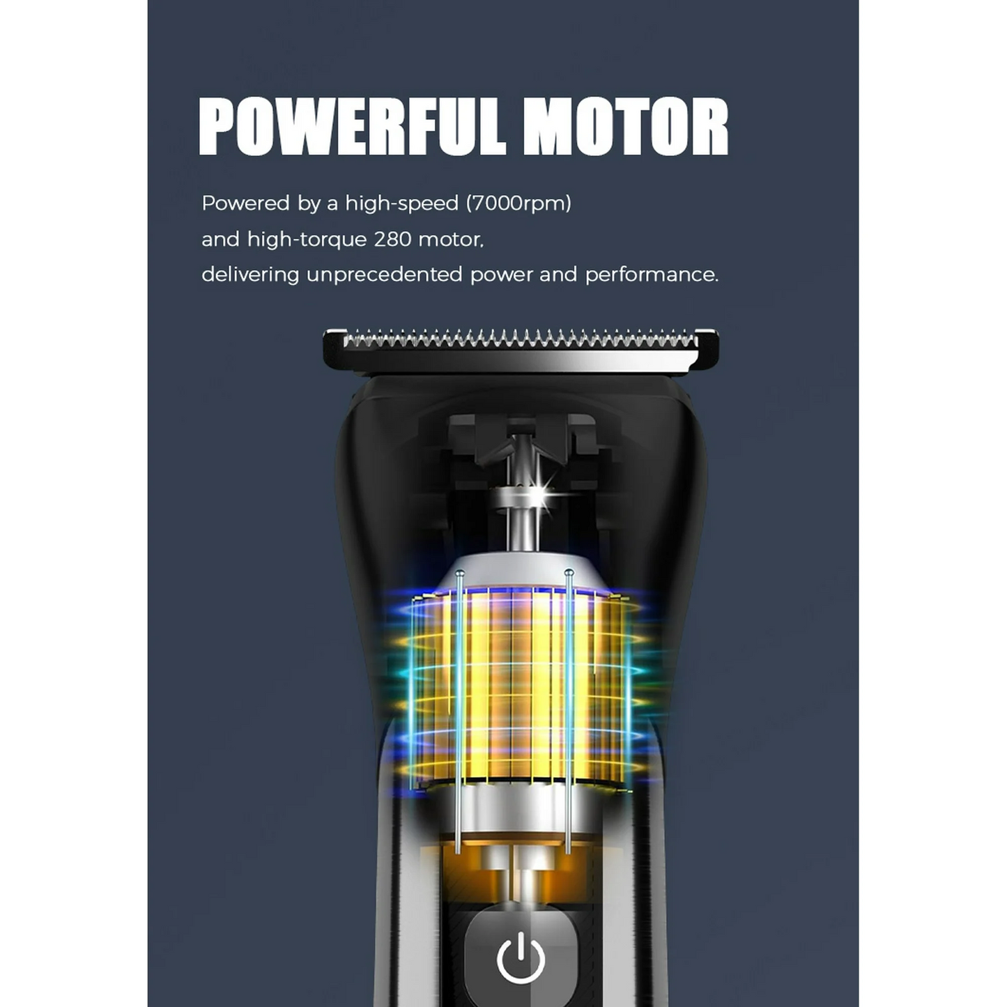 Ufree Beard Trimmer for Men, Electric Razor Shaver, Cordless Hair Clipper Shaving Kit for Mustache Body Nose Ear Hair Facial, Adjustable Beard Grooming Kit Birthday Gifts for Men
