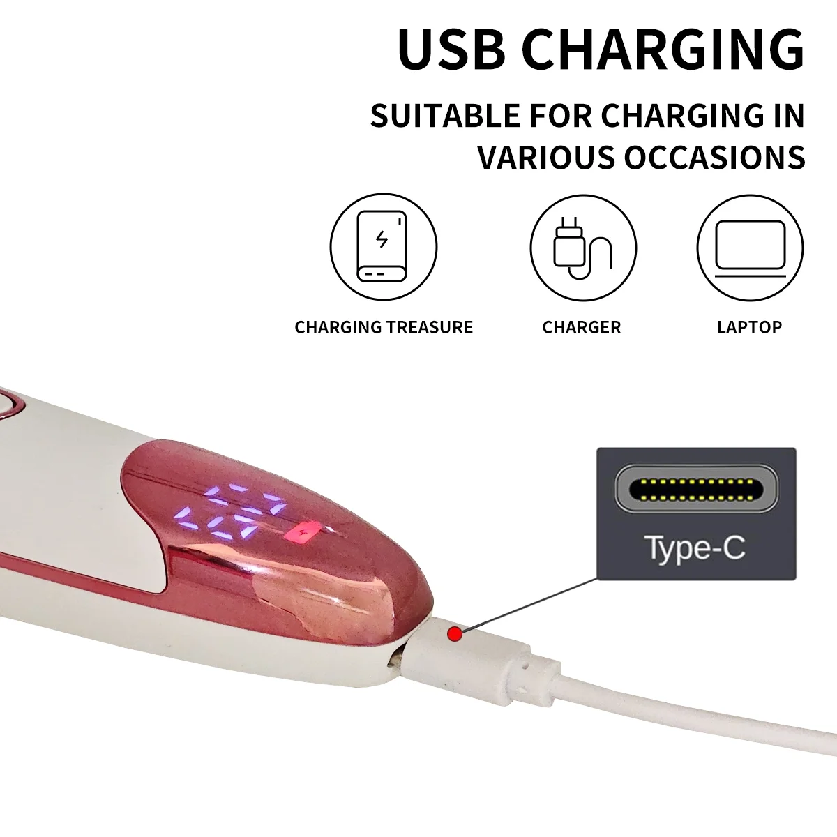 Electric Bikini Trimmer for Women,Led Power Display Removal for Body Nose Hair Trimmer Face Shavers Eyebrow Legs Armpit Bikini Area Pubic Underarms Rechargeable Portable 4 in 1 Womens Razors Set