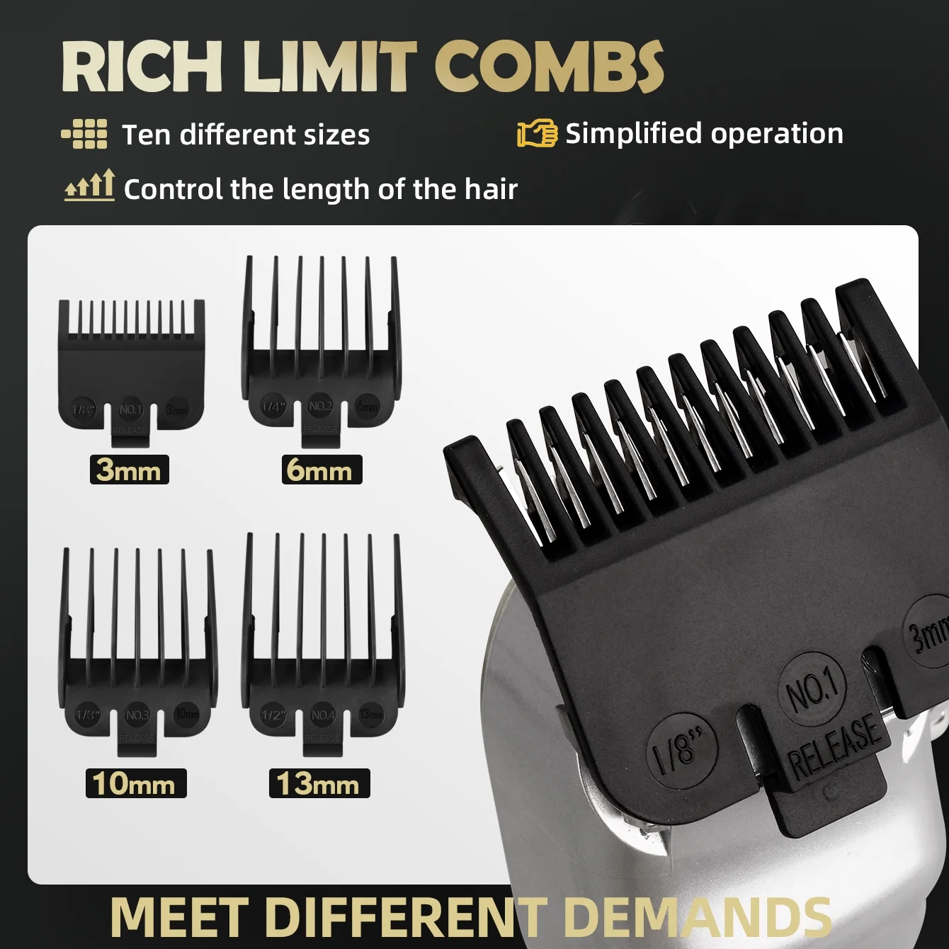 Hair Clippers for Men Professional, Cordless Hair Clippers for Hair Cutting, Mens Clippers and Trimmers Set