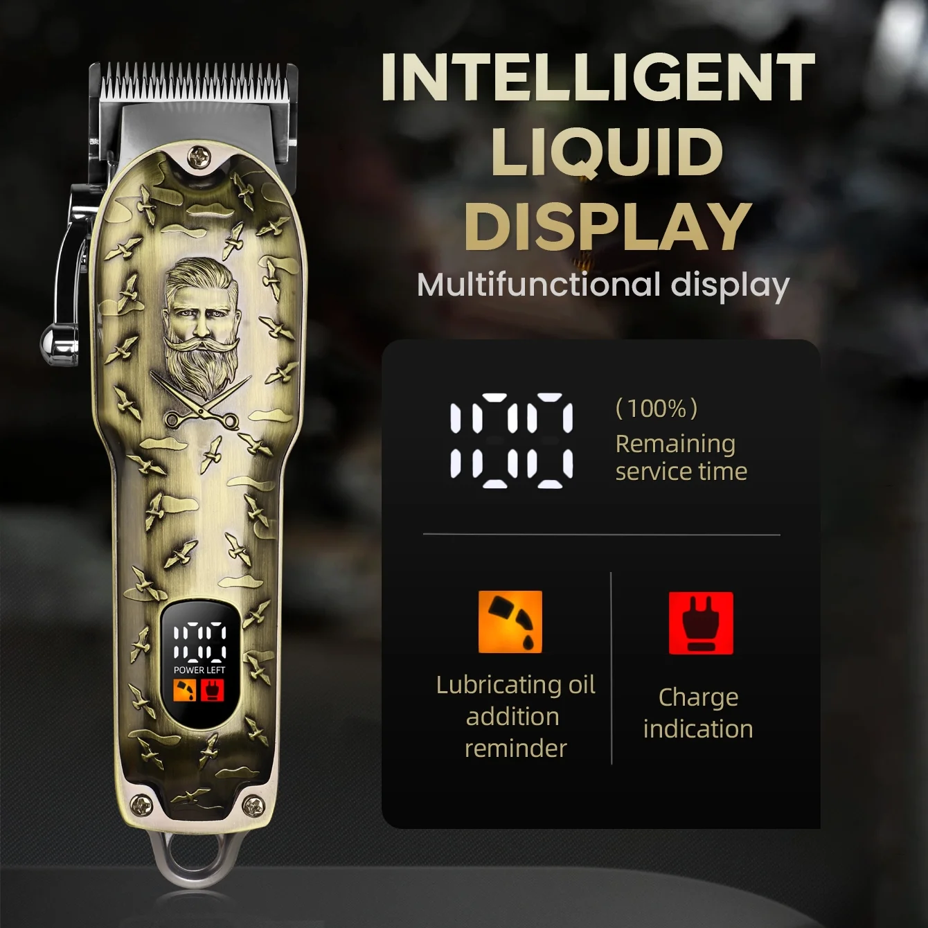 Hair Clippers for Men Professional, Cordless Hair Clippers for Hair Cutting, Mens Clippers and Trimmers Set