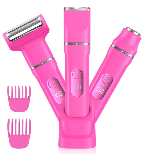 Electric Razor for Women Electric Shaver, Trimmer for Women 4 in 1 Hair Trimmer, for Nose Hair Eyebrow Bikini Beard Trimmer