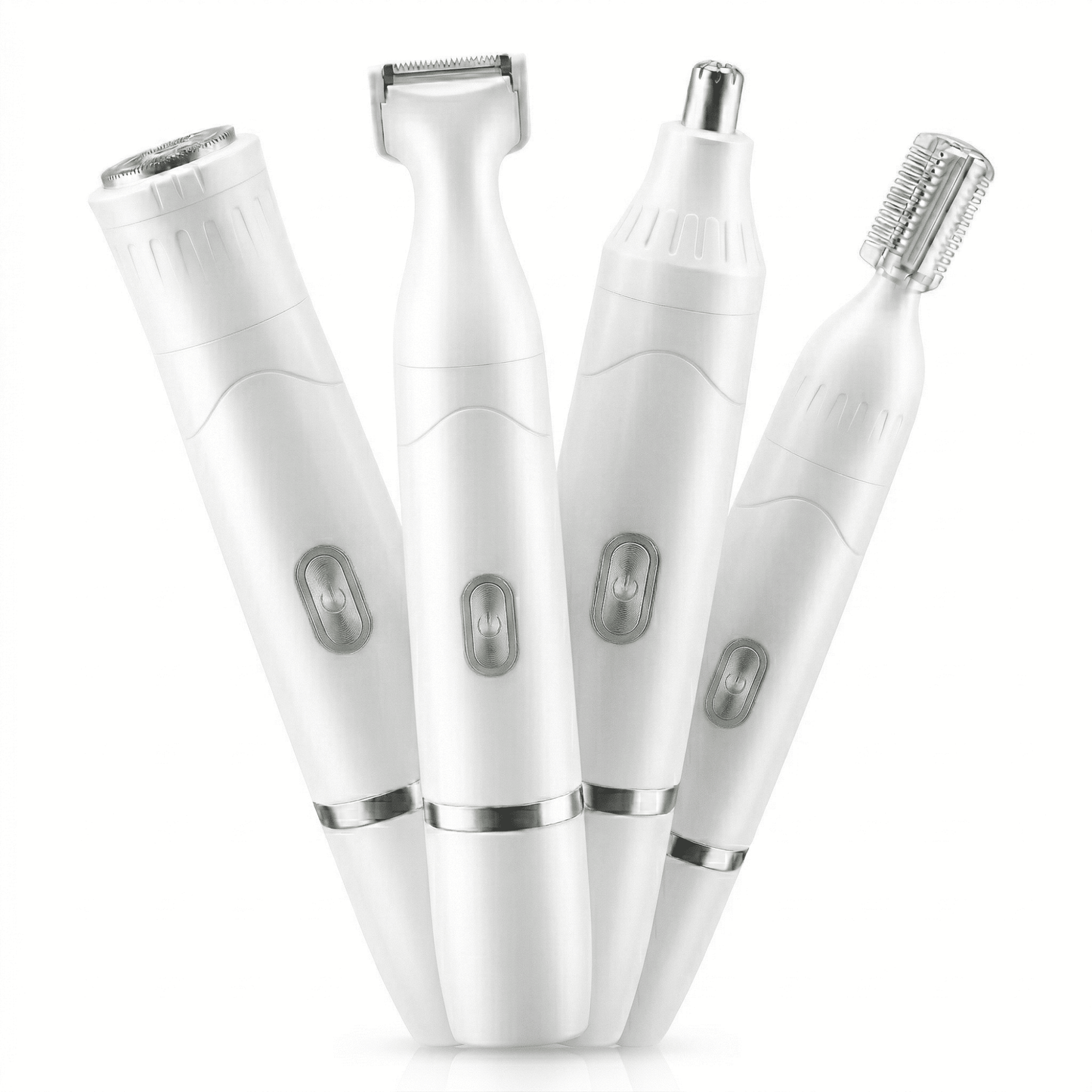 Obacre Electric Razors for Women,4 in 1 Electric Shaver for Women,Lady Electric Bikini Shaver, Wet/Dry Bikini Trimmer for Face Nose Arms Legs