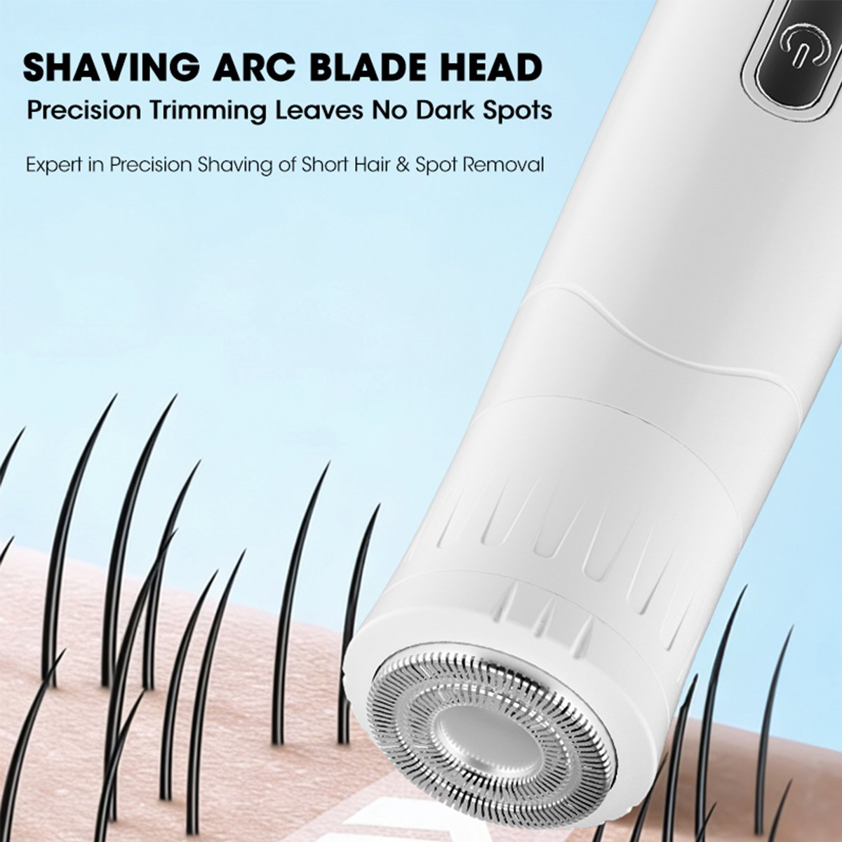 Obacre Electric Razors for Women,4 in 1 Electric Shaver for Women,Lady Electric Bikini Shaver, Wet/Dry Bikini Trimmer for Face Nose Arms Legs