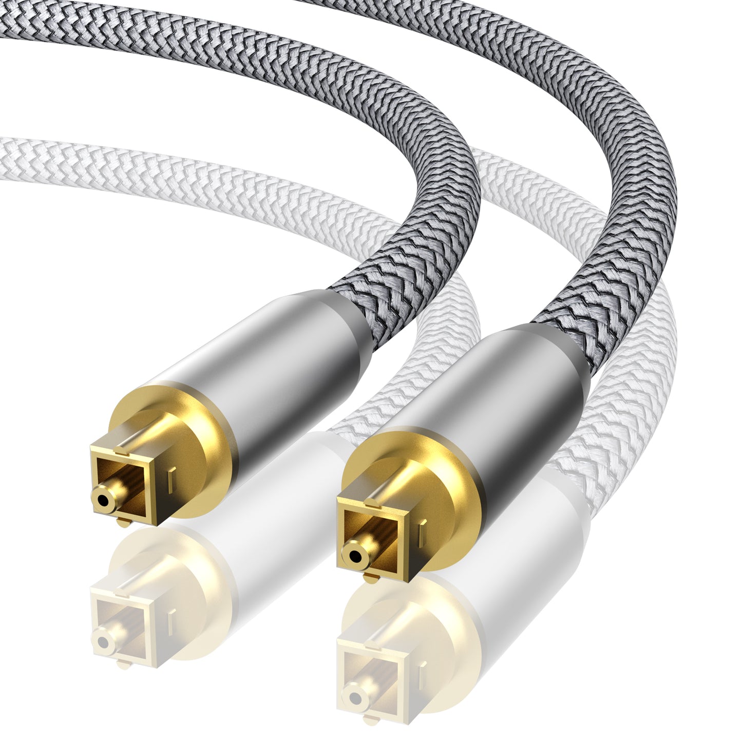 TOSLINK Optical Audio Cable 3 ft S/PDIF Toslink Cord for Soundbar TV PS4 Xbox