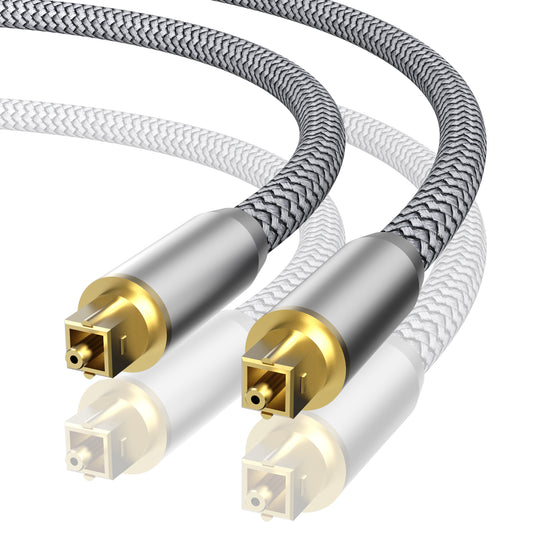 TOSLINK Optical Audio Cable 3 ft S/PDIF Toslink Cord for Soundbar TV PS4 Xbox