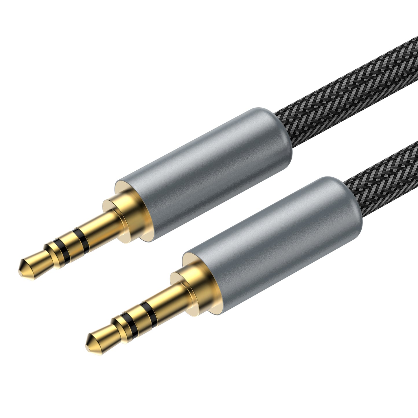 Nylon Braided 3.5mm Aux Cable Hi-Fi Audio Cable, (3.3ft) Gift for Travel