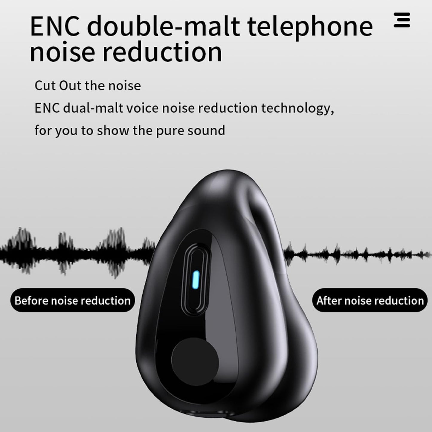 wireless Earbuds, Bluetooth 5.4 Headphones Bass Stereo, Bluetooth Earbuds with Noise Cancelling Mic, IP7 Waterproof in Ear Earphones, 36H LED Display Ear Buds for Laptop Pad Phones Sports