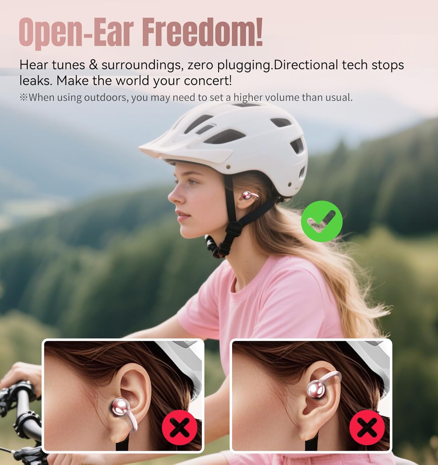 Wireless Earbuds, Bluetooth Ear Buds Headphones, 40H Long Playtime, Stereo Deep Bass, LED Power Display, IPX7, Lightweight in Ear Earphone with Mic for iPhone Android Phone
