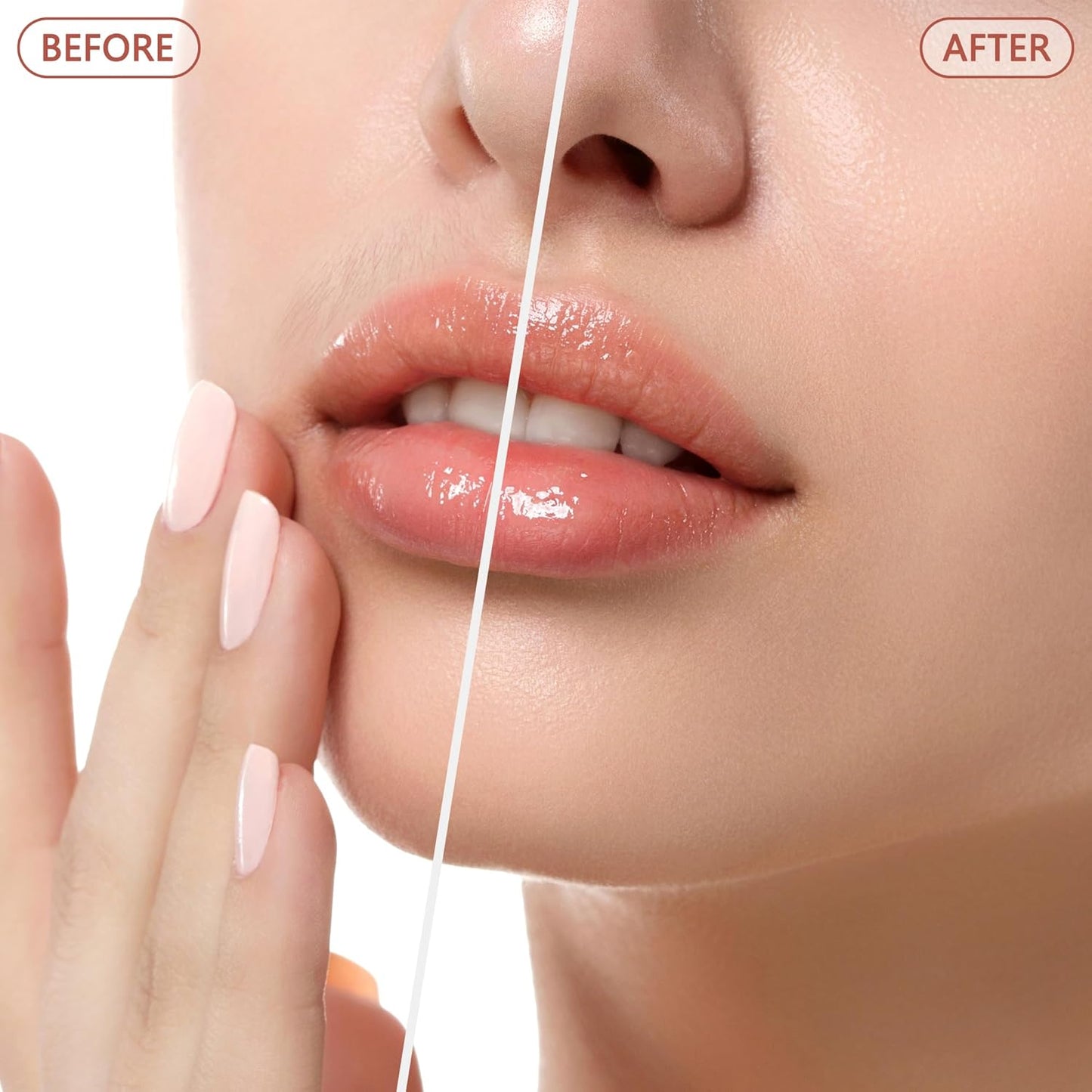Hoeylife Facial Hair Remover for Women - 2 in 1 Electric Painless Hair Removal Device & Eyebrow Shaver - Painless Face Shaver with Built-in LED Light (White)