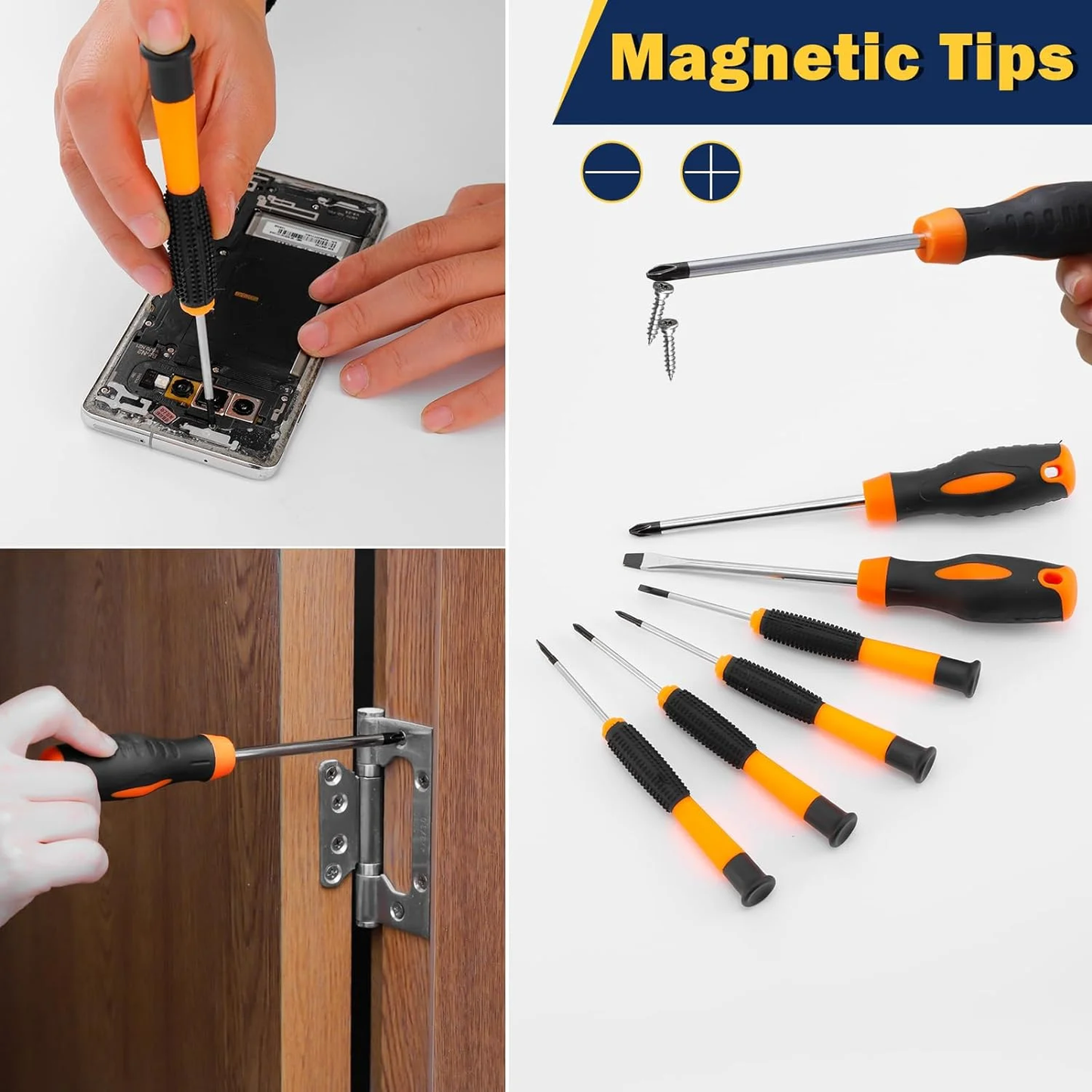 Hoey 105 Piece General Household Tool Set in Tool box Storage Case with Essential Hand Tools for Everyday Home Repairs, DIY and Crafts